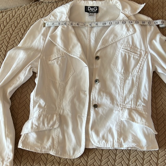 Dolce and Gabbana white Jean jacket - Picture 9 of 12